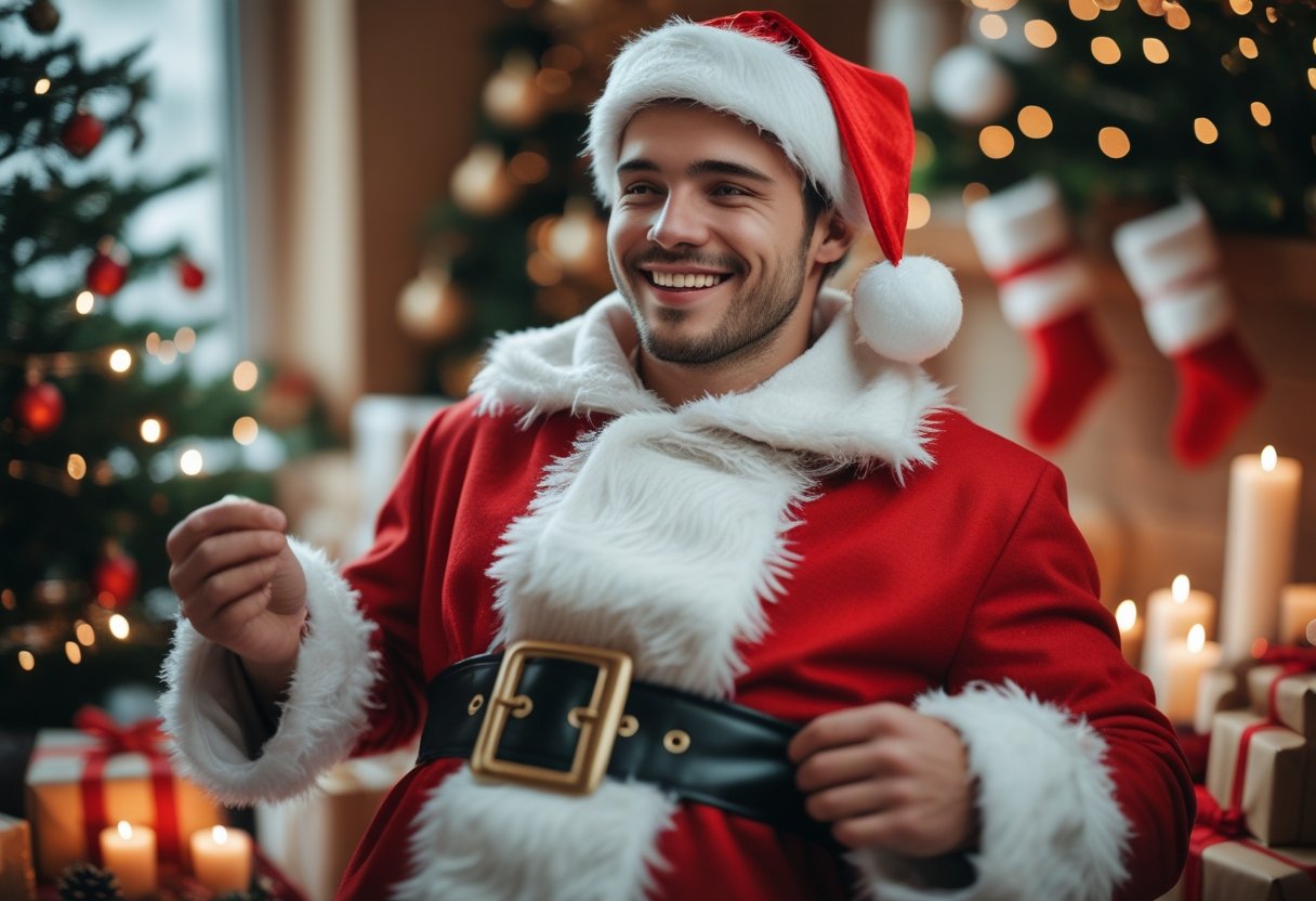 Den perfekte julegave til bror et julemandskostume til jul